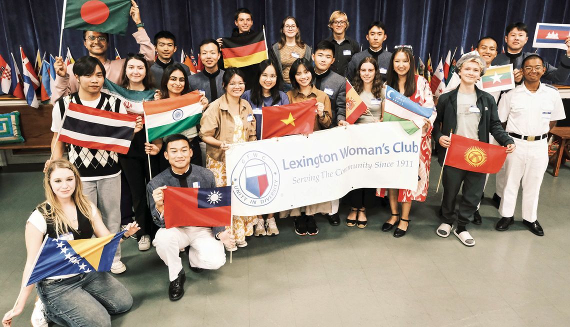 Club Hosts International Dinner