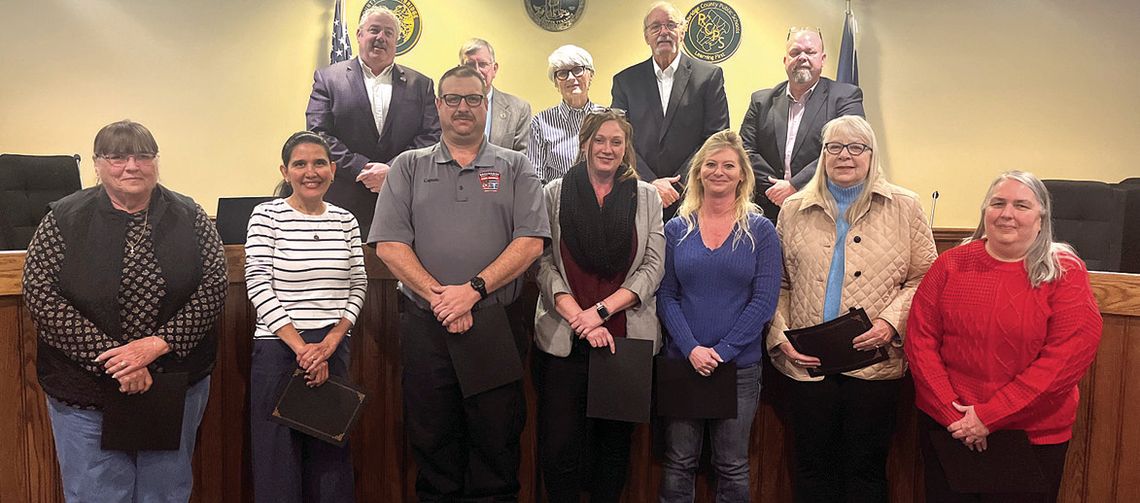 County Employees Recognized