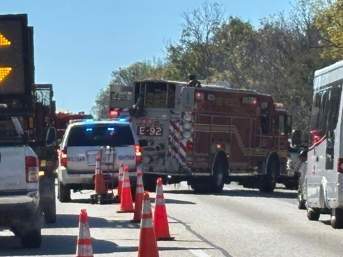 Crash blocks all lanes of I-81 near exit 188