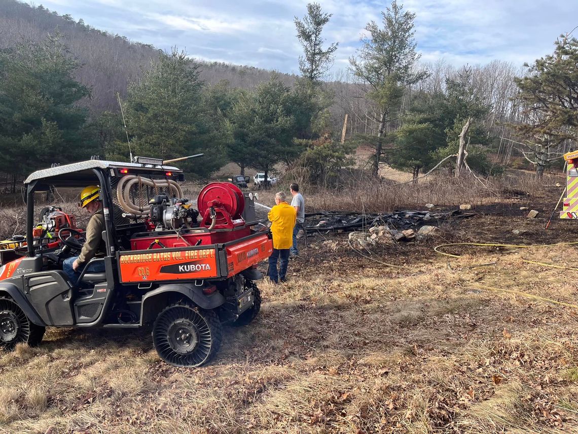 Firefighters Respond To Kerrs Creek Brush Fire 