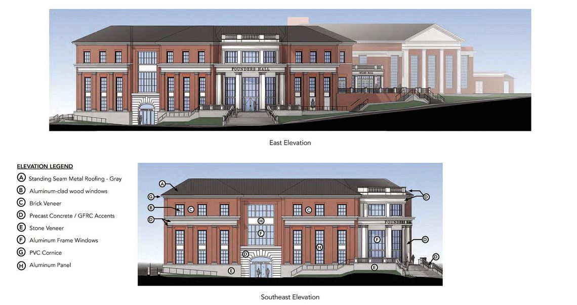 Founders Hall Design Presented