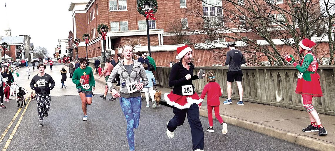 Jingle Bell Run Draws 350