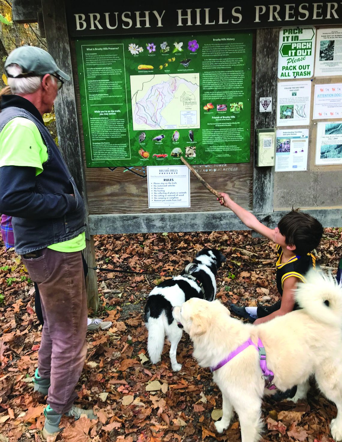 New Sign Goes Up At Brushy Hills