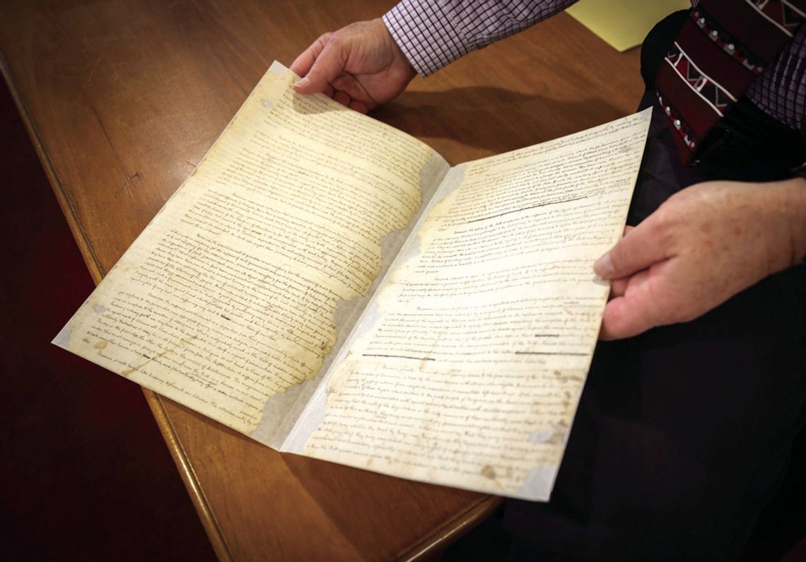 Original Madison Manuscript Surfaces At W&L