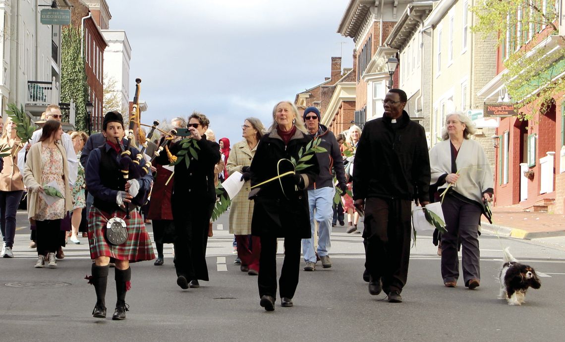 Palm Sunday Parading