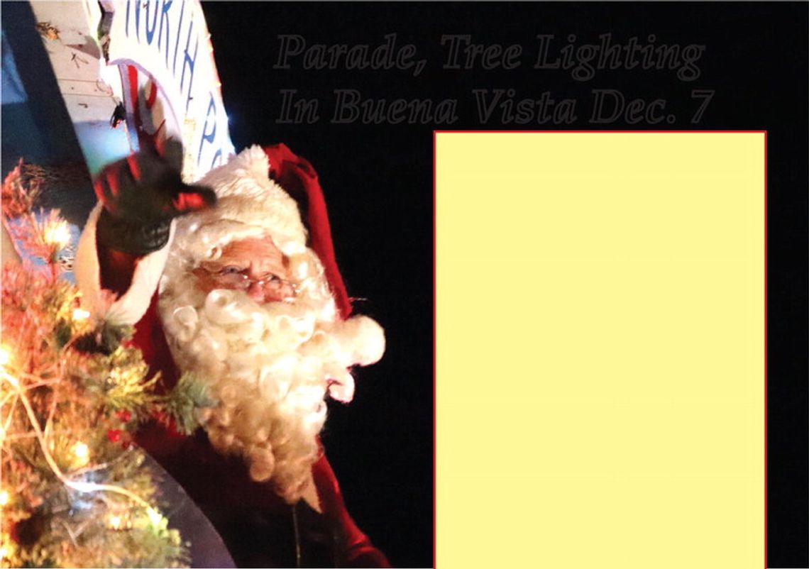 Parade, Tree Lighting In Buena Vista Dec. 7