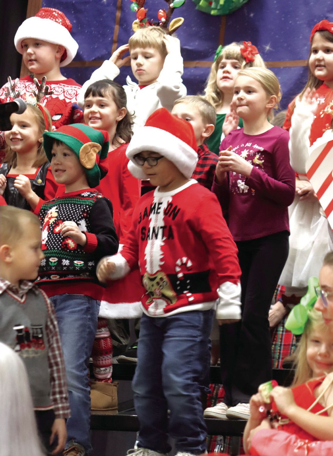 Reindeer And Puppies At Central