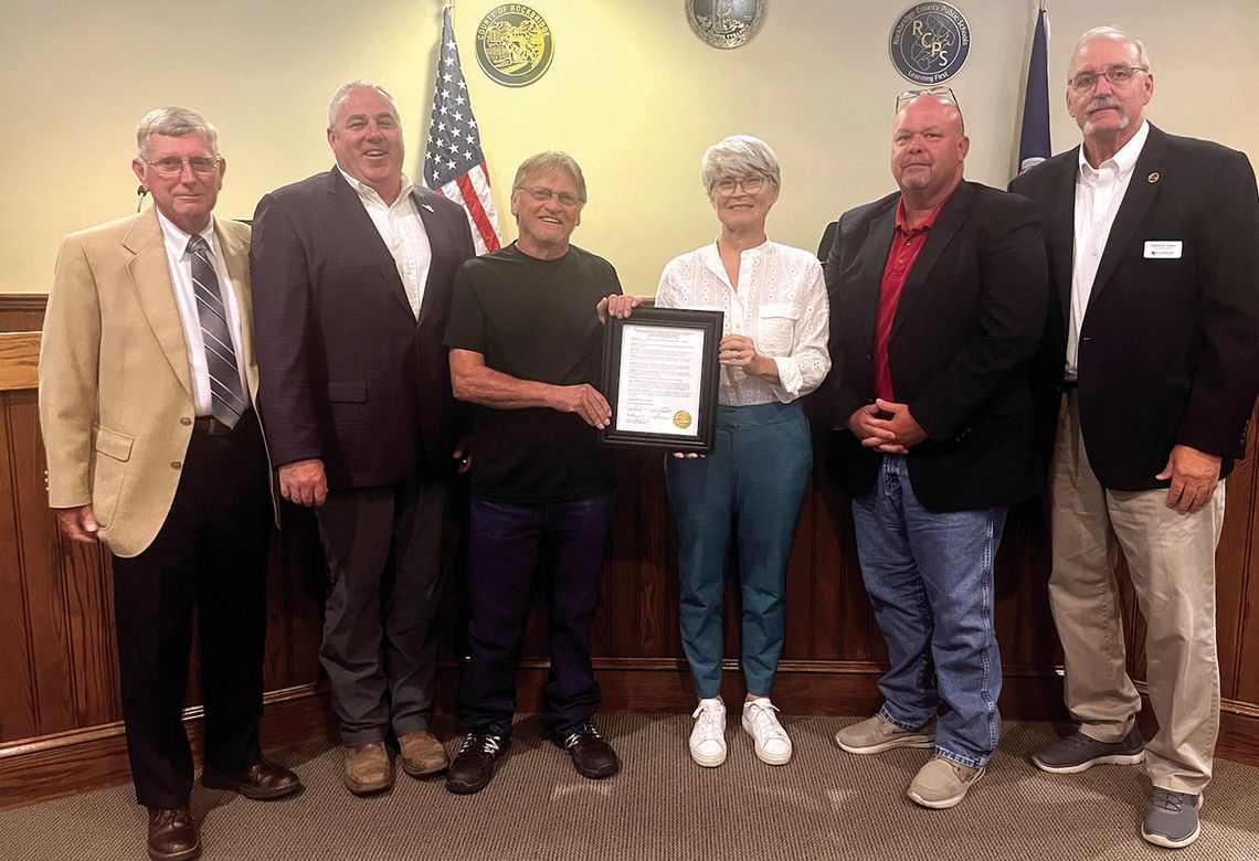 Retiring Recycling Employee Honored