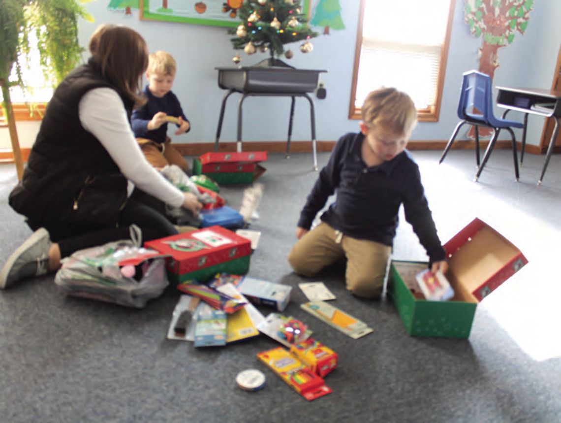 Shoebox Packing At RCA Shoebox Packing At RCA