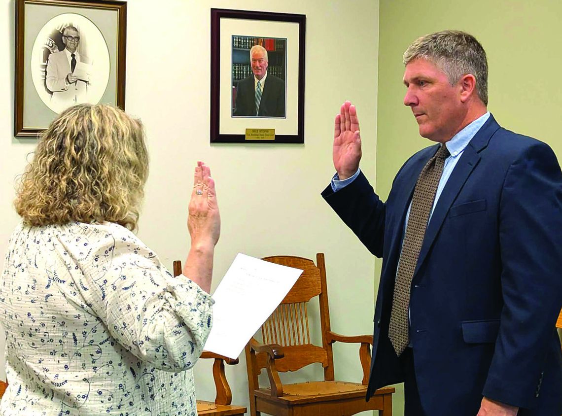 Sigler Sworn In As Interim Mayor Sigler Sworn In As Interim Mayor