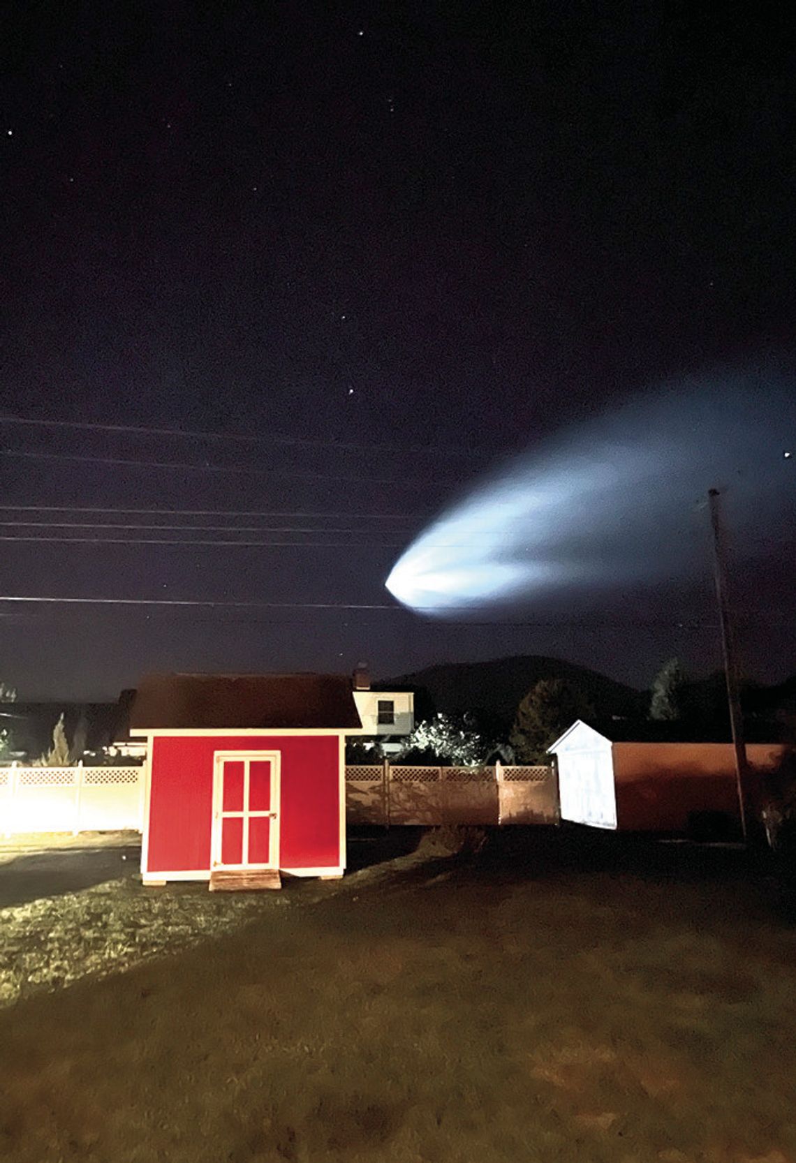 SpaceX Rocket Over Buena Vista