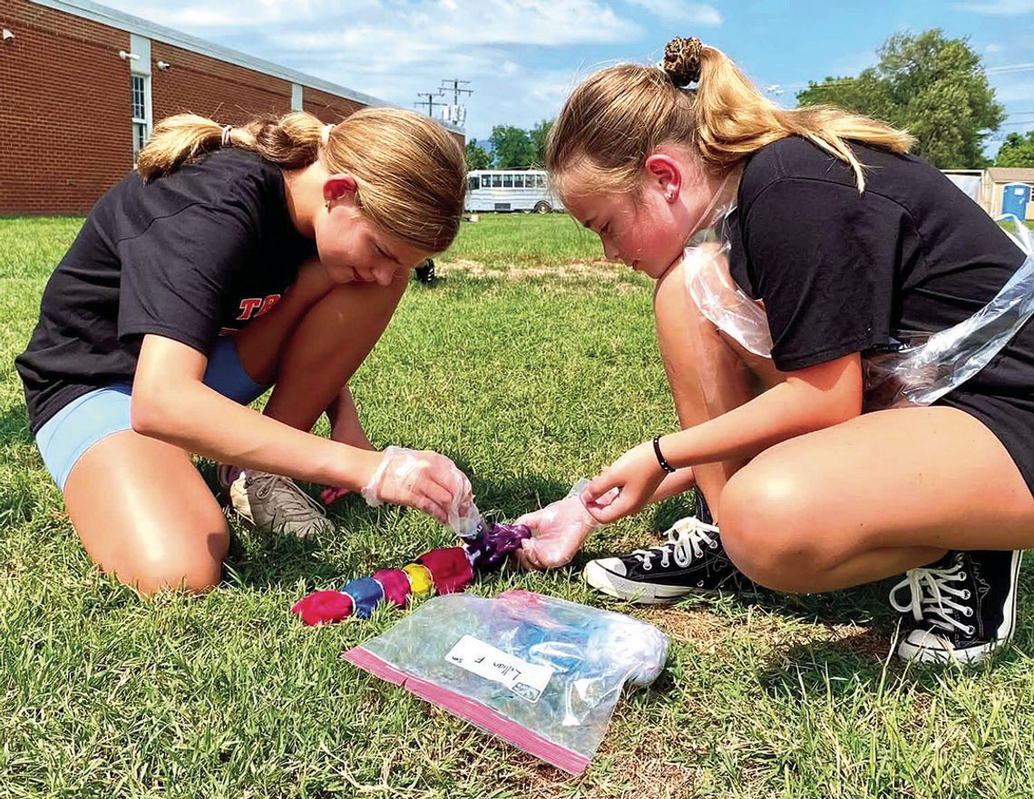 Tie-dying And Team Building