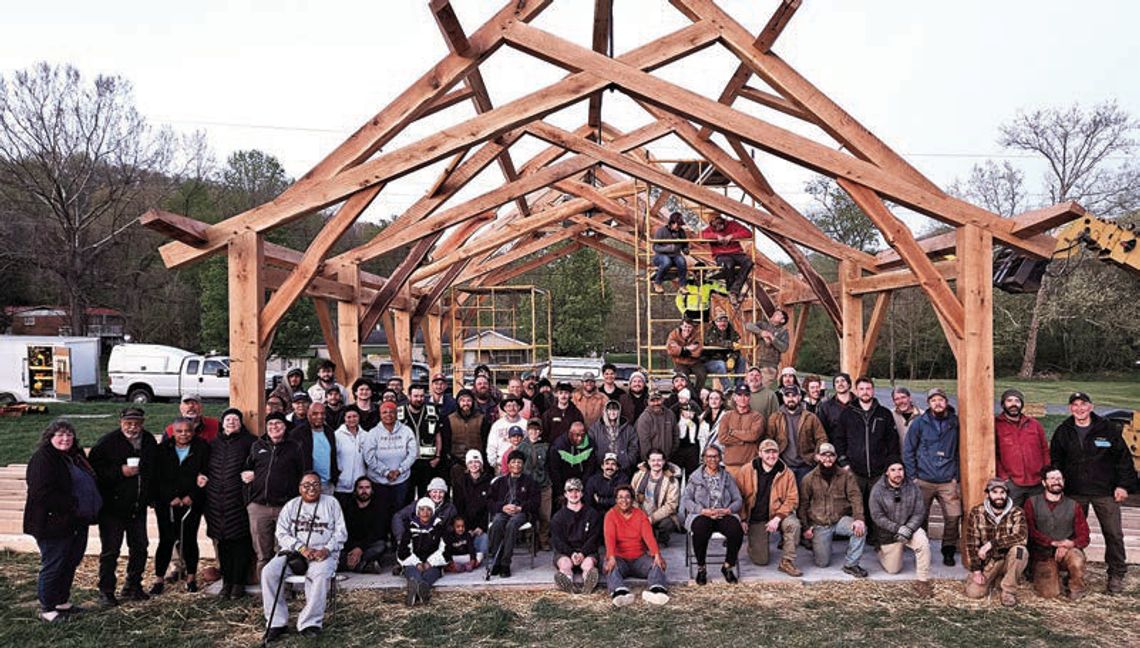 Timber Framing Completed In Glasgow