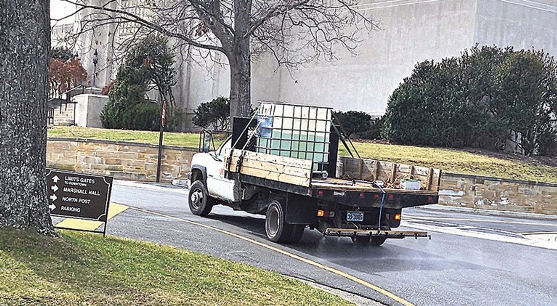 VMI Employee Creates Brine Sprayer For School