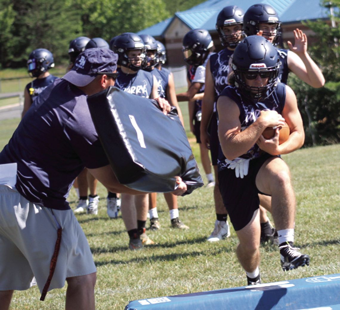 Wildcats, Blues Start Football Practice Wildcats, Blues Start Football Practice