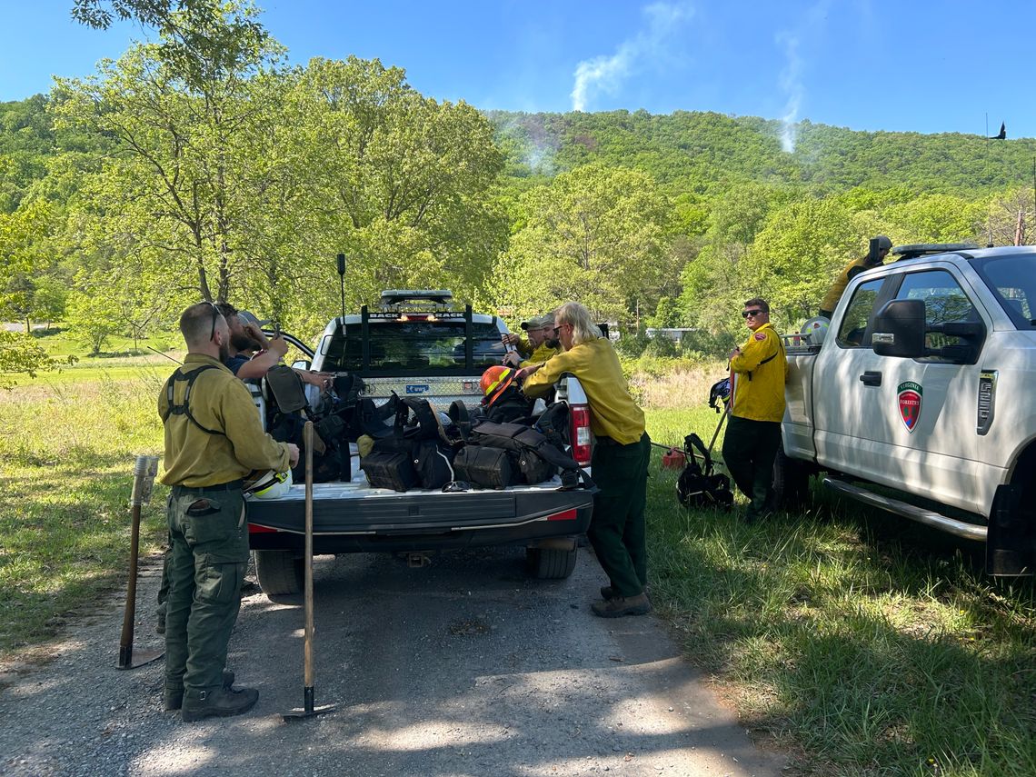 Wildfire Near Natural Bridge Station Contained