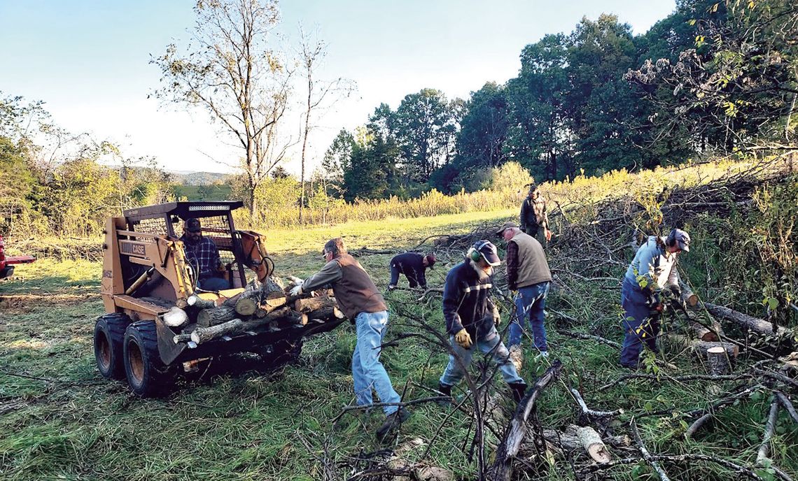 Wood Splitting Tradition Continues