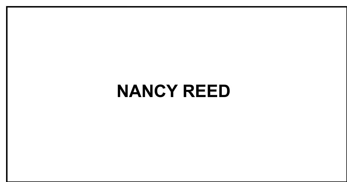 Nancy Reed Tennessee Obituary: NANCY REED